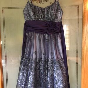 Purple Homecoming/Special Occasion Dress